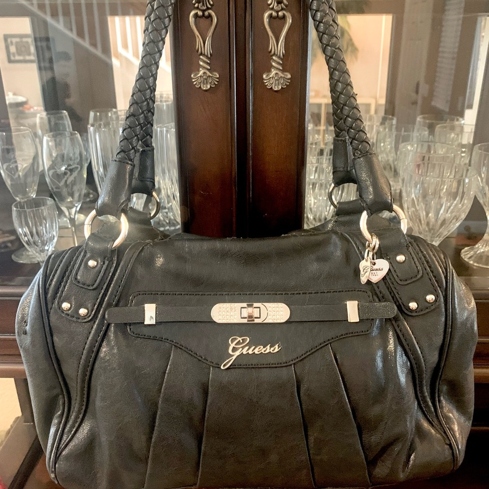 Guess Black Leather Purse